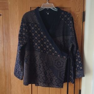 Eastern Serenity Kimono Wrap Jacket